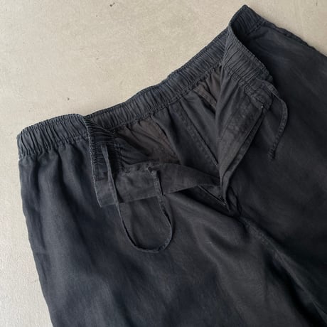 Pusser's west indies black linen wide pants