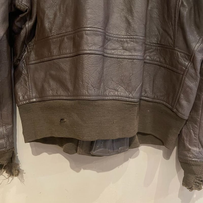 60s U.S.Navy leather flight jacket type G-1 | s 60s U.S.Navy leather flight jacket type G-1 | s