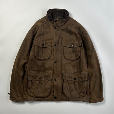 00's Barbour weather worked utility jacket