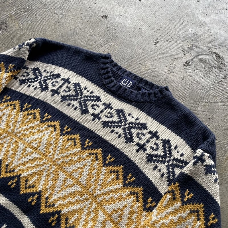 old gap total pattern cotton knit | sui & shara