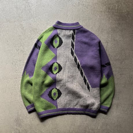 T&C surf designs hawaii half zip design knit