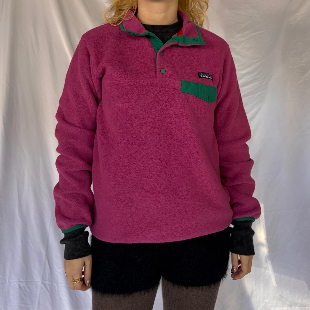 Patagonia synchilla snap-T “pink” | sui & shara