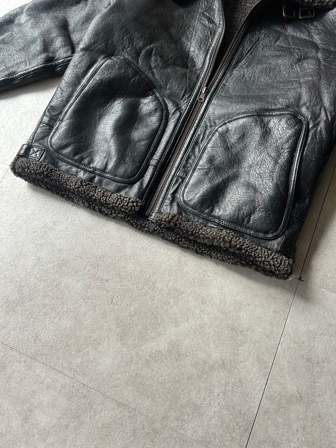 wilsons leather B-3 type flight jacket “reversi wilsons leather B-3 type flight jacket “reversi