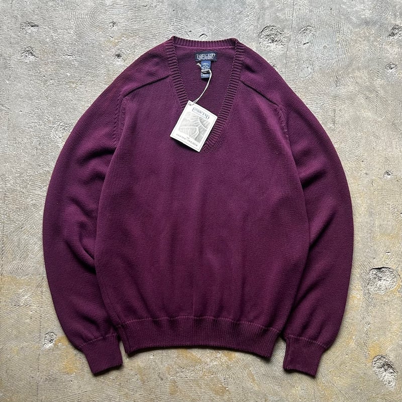 90's Land's end v-neck cotton drifter sweater | 90's Land's end v-neck cotton drifter sweater |