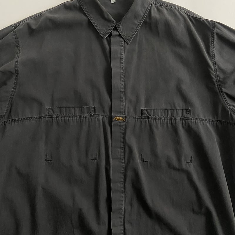 90’s MARITHE FRANCOIS GIRBAUD ブラック 長袖シャツ 90s MARITHE FRANCOIS GIRBAUD Cotton faded black