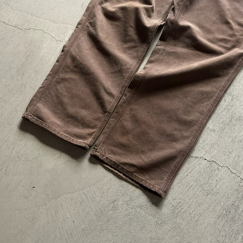 カーハートOLD Cotton Duck Painter Pants Carhartt Duck Painter Pants Light Brown W34 L36 Vintage Used