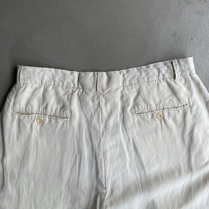 ralph lauren 90s slacks スラックス リネンシルク 90s Ralph lauren linen×silk slacks | sui & shara