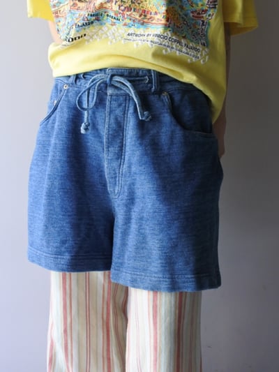 90年代 ダナキャラン ショートパンツ（90’s DKNY denim like easy short pants｜ダナキャラン）