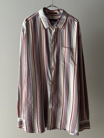 トミーバハマ 長袖シャツ(Tommy Bahama striped silk shirt|トミーバハマ)