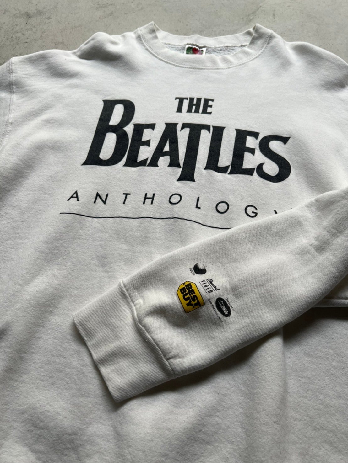90s THE BEATLES ANTHOLOGY スウェット vintage 古着 90s The Beatles 「ANTHOLOGY」 プロジェクト ミュージック