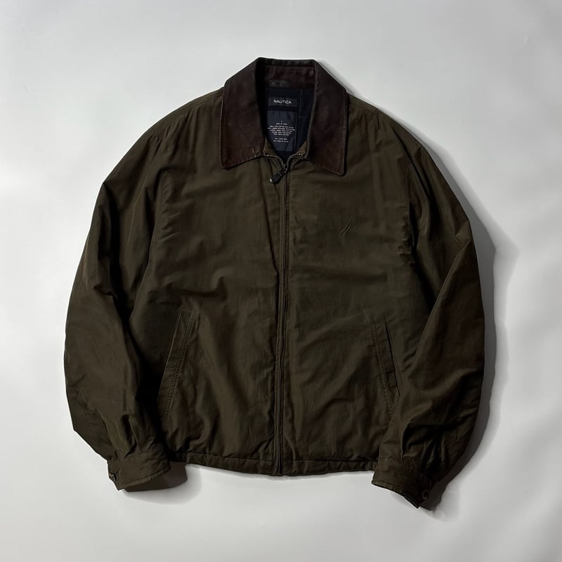 Nautica leather swiching jacket | sui & shara