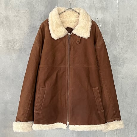 80s〜 B-3 type flight  leather jacket