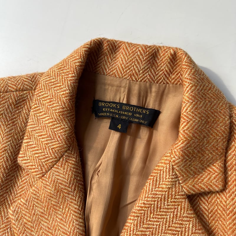 Brooks brothers ツイード ヘリンボーン テーラードジャケット BROOKS BROTHERS ジャケット テーラードジャケット ウール