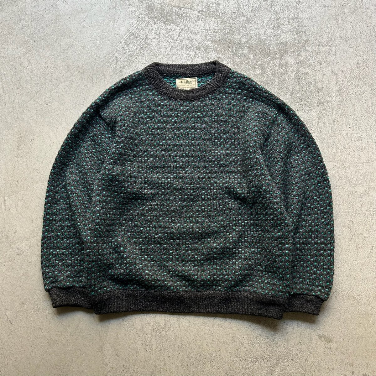 L.L. Bean birds eye knit 80s バーズアイ 80s L.L.Bean birds eye knit sweater | sui & shara