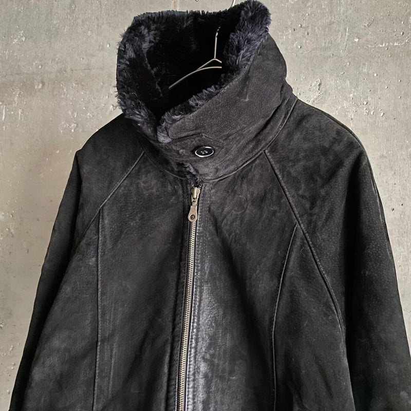 J.PERCY for MARVIN RICHARDS boa leather jacket