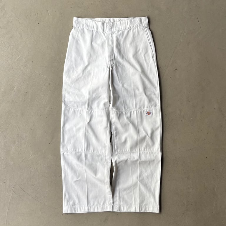 00s Dickies double knee pants “White”｜ディッキーズ