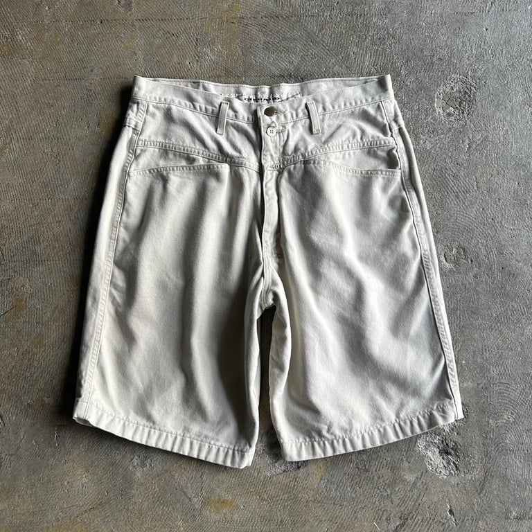 90年代 ショートパンツ（90's MARITHE FRANCOIS GIRBAUD stone wash denim shorts）