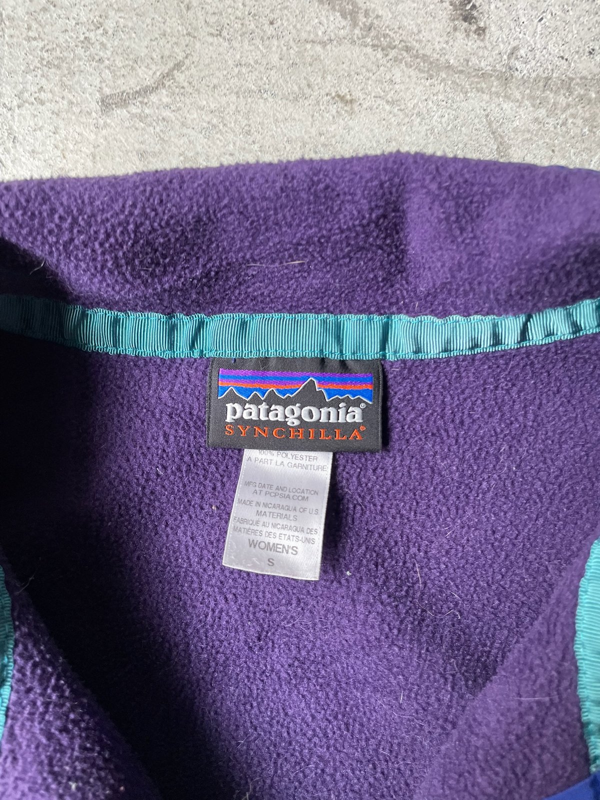 Patagonia synchilla snap-T “purple” | sui & shara