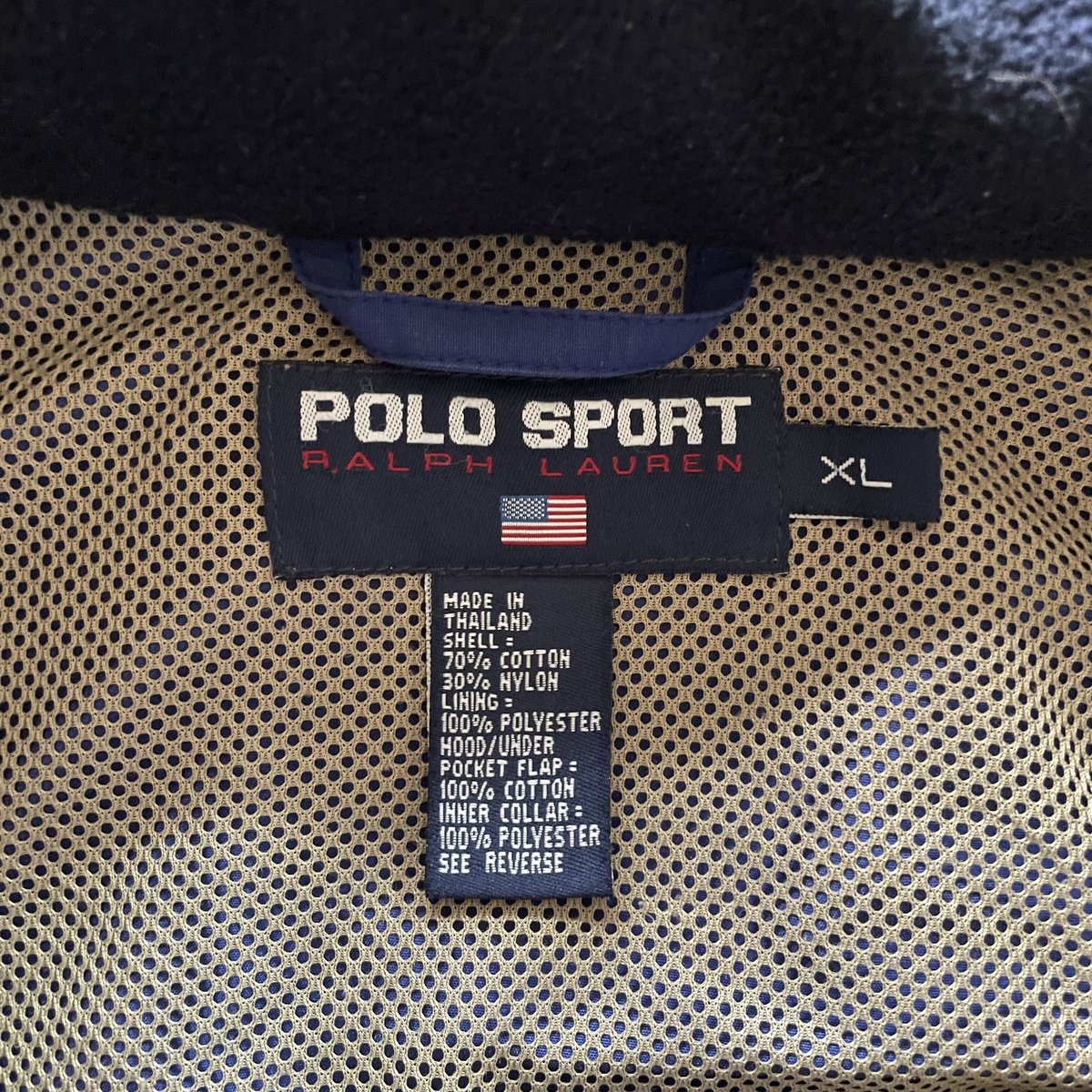 90s Polo sport cotton nylon baggys jacket | sui