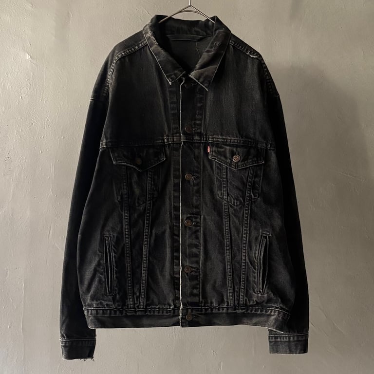 90年代 リーバイス デニムジャケット（90s Levi’s black denim jacket “made in USA”）