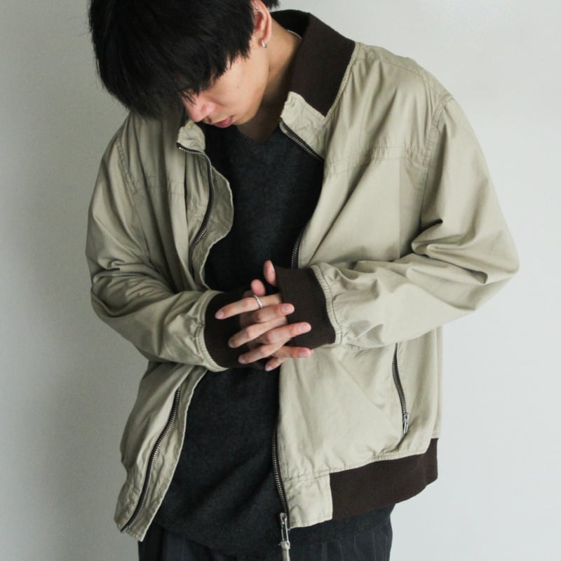 “Vintage cotton design jacket デザインジャケット 90s~ Cotton design zip up jacket | sui & shara