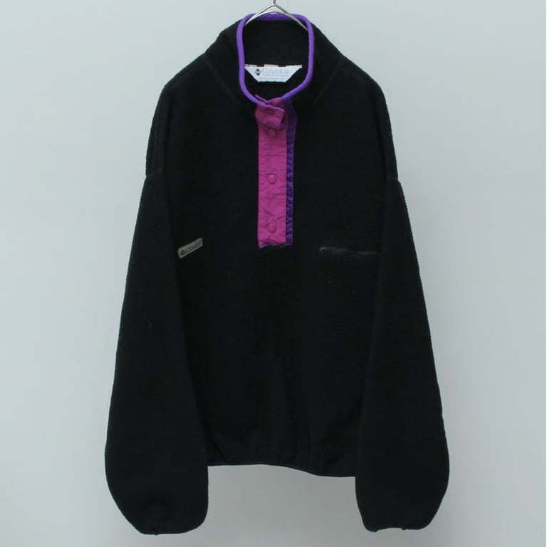 90s Columbia half snap fleece pullover｜コロンビア