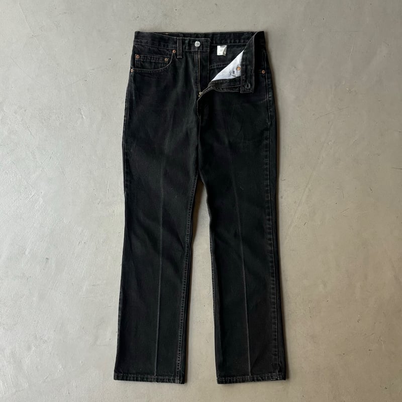 90s Levi's 517 black denim pants “made in USA”