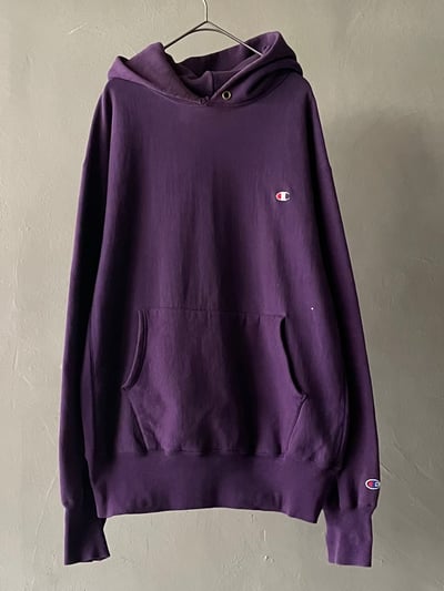 90年代 チャンピオン パーカー（90s Champion reverseweave sweat hoodie ″Purple″｜チャンピオン）
