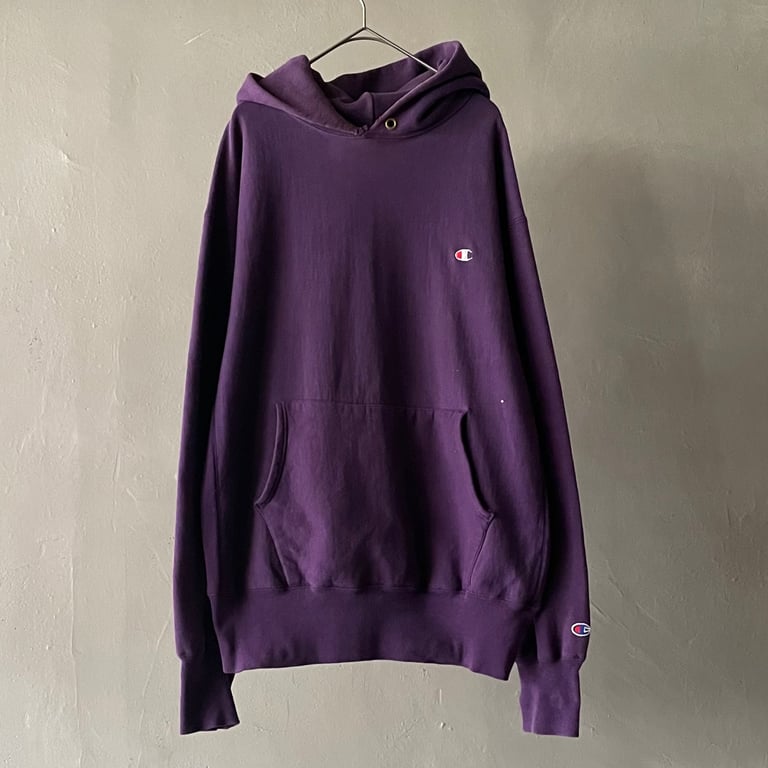 90s Champion reverseweave sweat hoodie ″Purple″｜チャンピオン