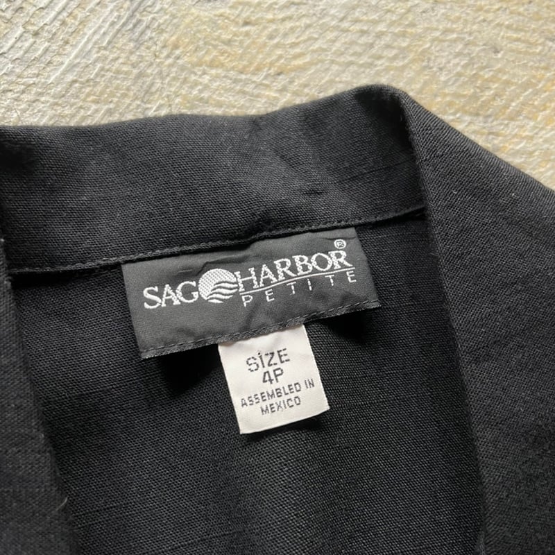 90s SAG HARBOR polyester×rayon tailored jacket 90s SAG HARBOR polyester×rayon tailored jacket