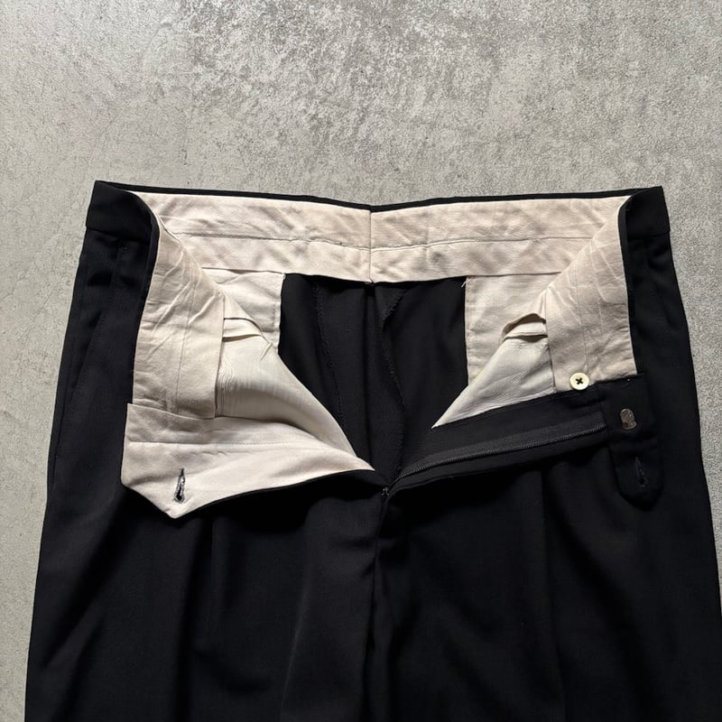 90s MONSIEUR by GIVENCHY wool gabardine 3tuck