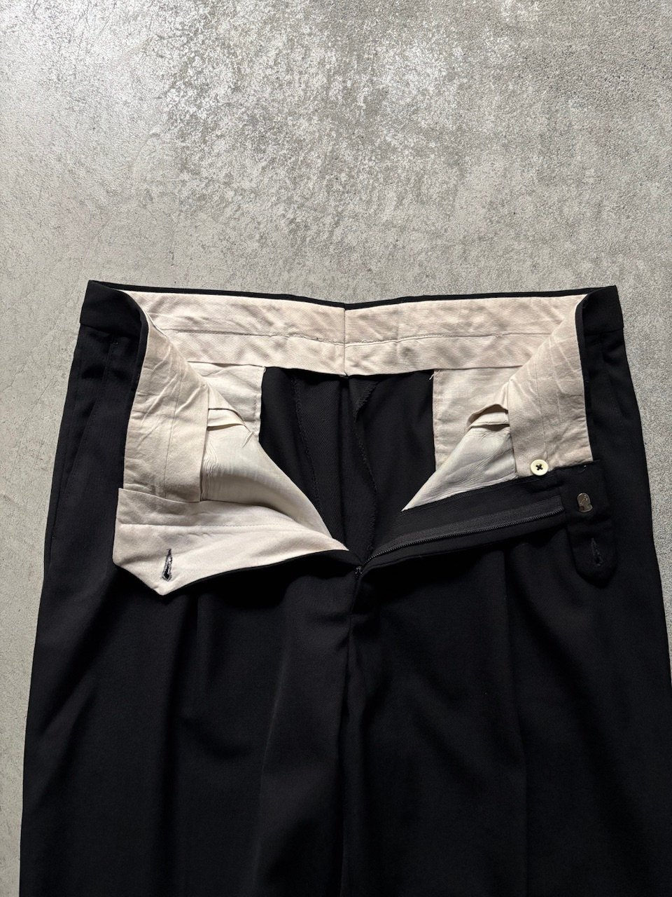 90s MONSIEUR by GIVENCHY wool gabardine 3tuck