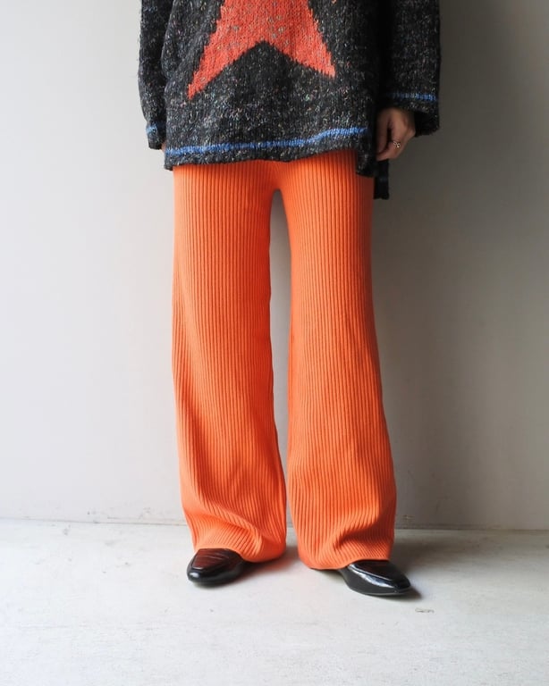 00s design knit pants