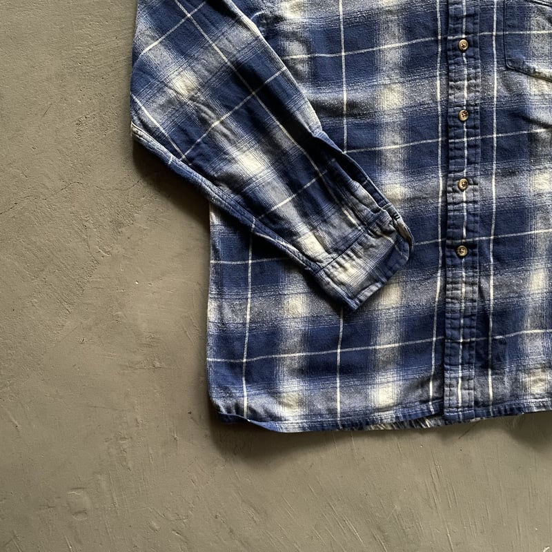 90s Arrow sport ombre check cotton flannel BD s