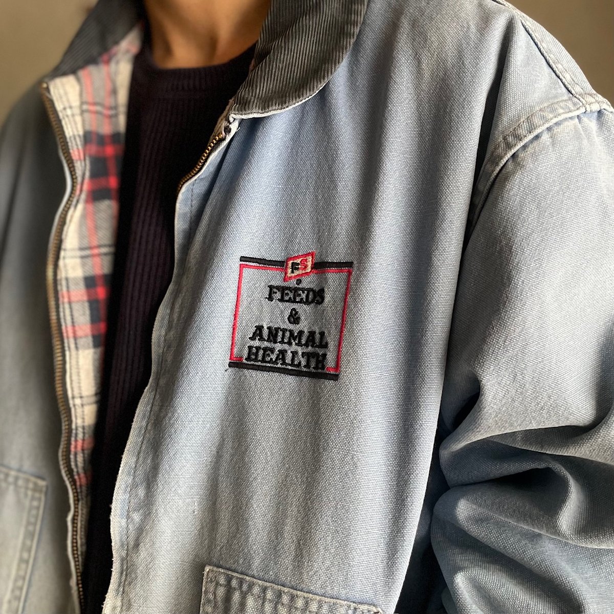 90s a Pella Big Dutch Garment work jacket su...