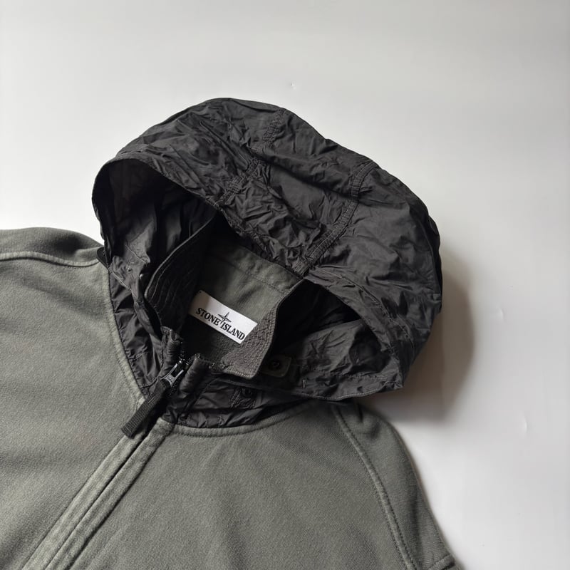 Stone Island nylon switching sweat jacket | sui