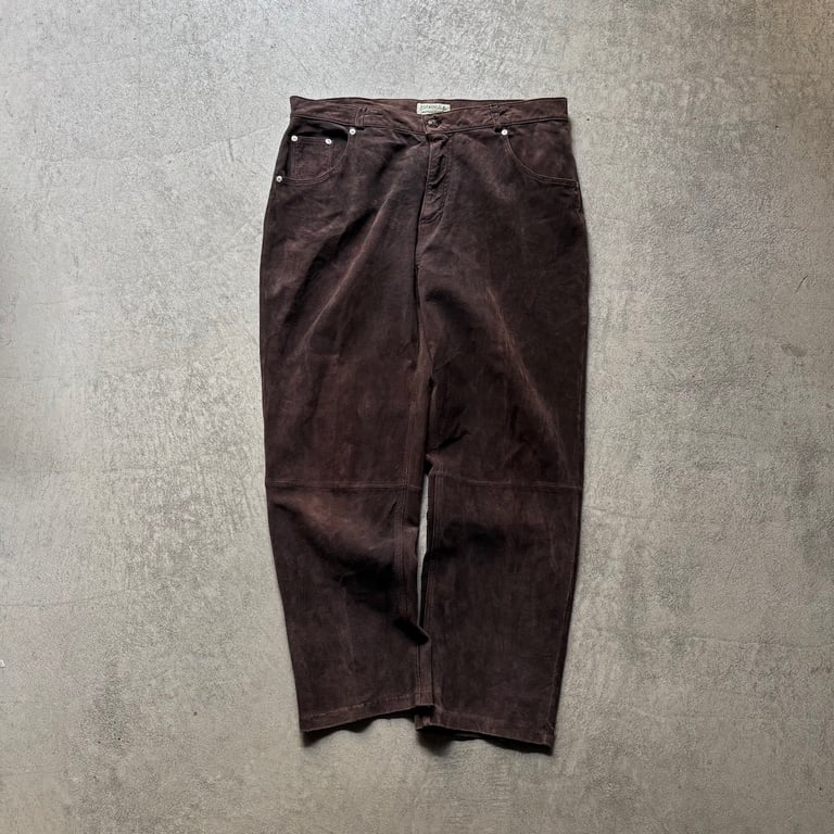 90s〜 St john's bay nubuck leather pants
