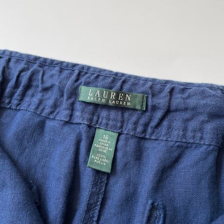 Lauren Ralph Lauren wide easy linen pants
