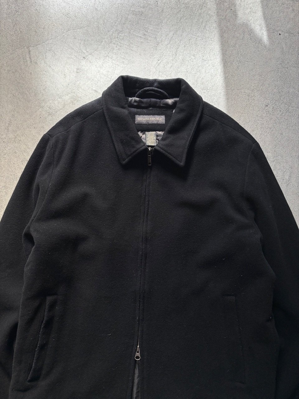 00s Banana republic wool×cashmere short jacket