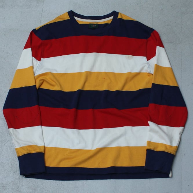 90s J.crew stripe pattern L/S T-shirt