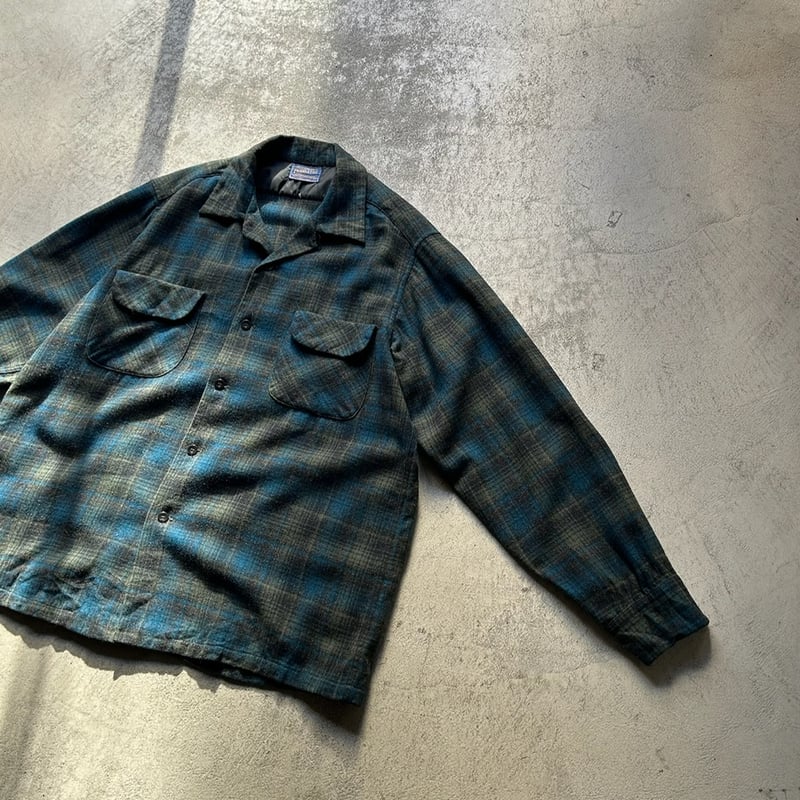 50s Pendleton plaid wool board shirt | sui & shara
