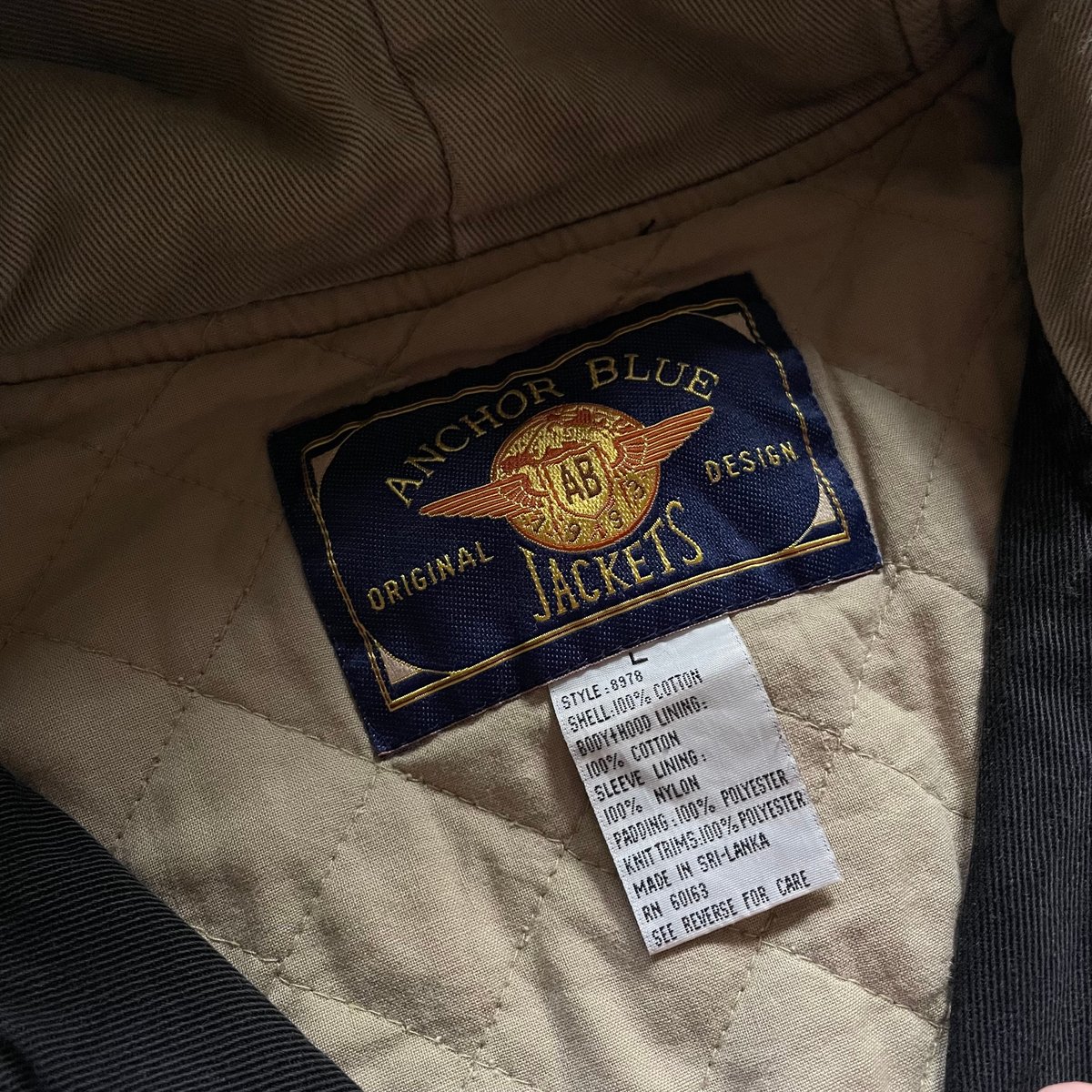 90s〜 Anchor blue cotton jacket | sui & shara