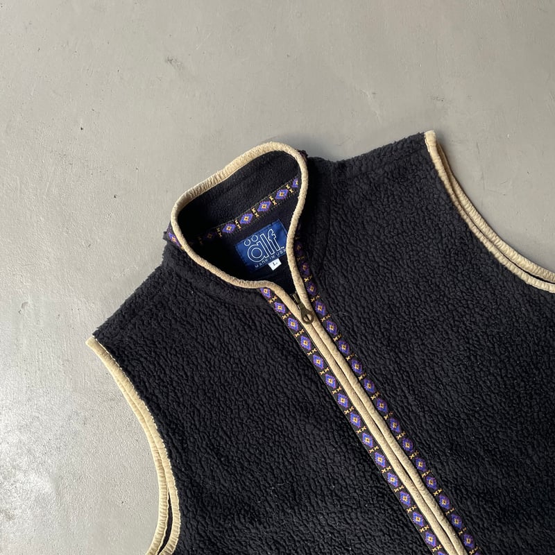 90s Alf fleece zip-up vest “made in USA” | sui 90s Alf fleece zip-up vest “made in USA” | sui