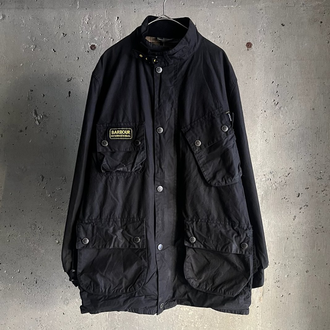 u*g様 【美品/レア物】Barbour Internationalオイルドジャ fit=scale-down,w=1200