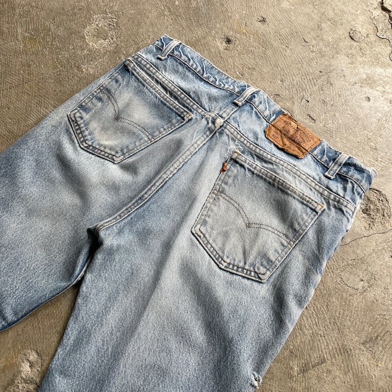 00s Levi's 517 後染め Flare Denim フレアデニム 00s Levi's 517 Black Denim Pants 黒 W32×L32 リーバイス Levis