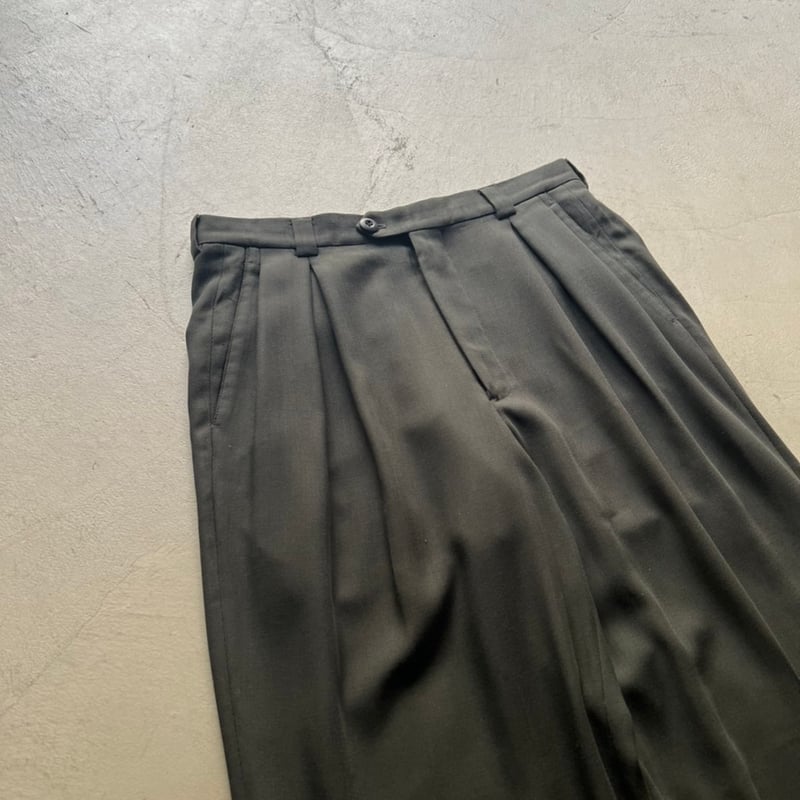 ARMANI COLLEZIONI 2tack slacks Made in ITALY | ARMANI COLLEZIONI 2tack slacks Made in ITALY |