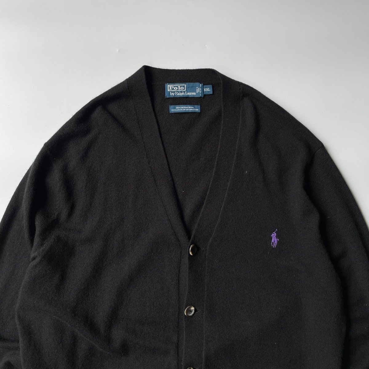 90s Ralph Lauren merino wool knit cardigan | su