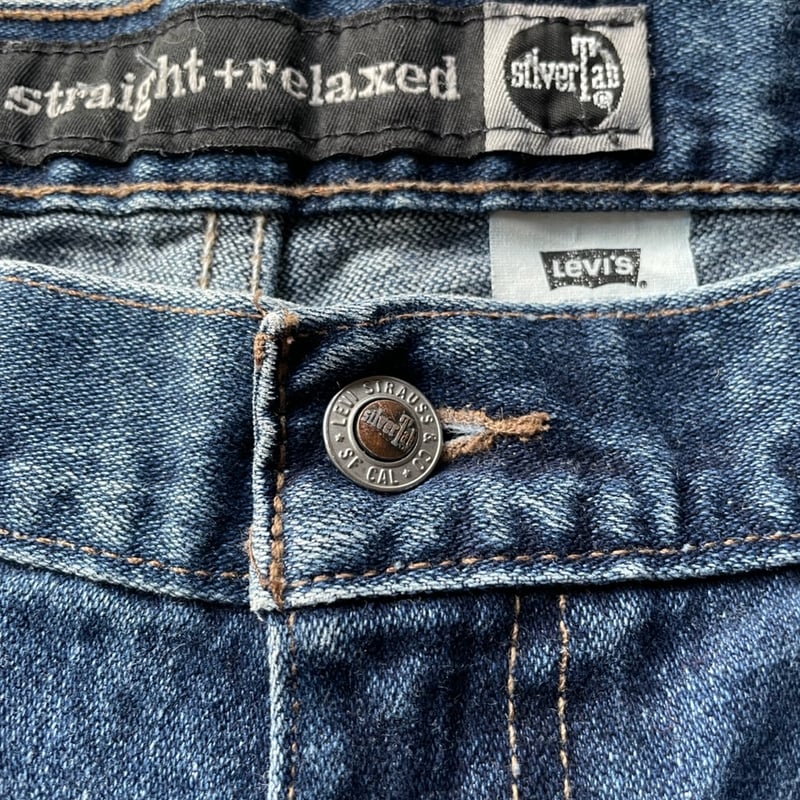 00s Levi's silver tab “straight +relaxed”denim