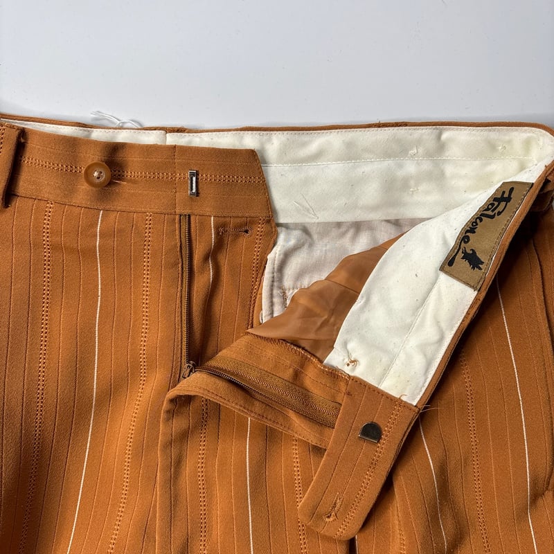 パンツ 90's wide striped slacks archive 90's Falcon wide silhouette striped slacks | su