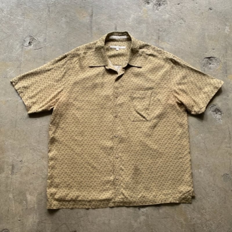 90s Perry Ellis all-over pattern print rayon sh
